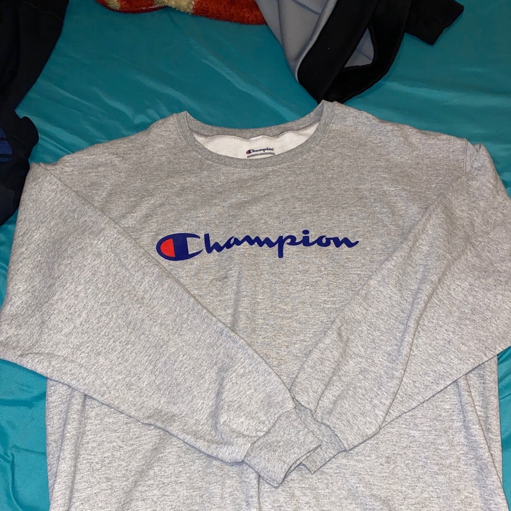 Grey champion sweatshirt